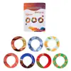 Empaque de Caja de Gelatina con Anillo Perfumado, Anillo Divertido con 0 Azúcar y 0 Calorías, Compatible con Vasos Divertidos, Anillo Aromático con Sabor a Fruta, Cápsulas de Frijol Saborizadas, En Stock