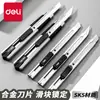 Cuchillo de utilidad de metal para charcutería, cuchillo de manualidades, cuchillo de arte, cuchillo herramienta, pequeño cuchillo para cortar papel, papel tapiz, para abrir paquetes y cajas