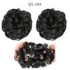 Peruca Coque de Fibra Sintética Transfronteiriço Anel de Cabelo Cacheado Adereço de Cabelo Estilo Europeu e Americano Coque Fofo Natural Anel de Cabelo Atacado