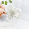 Dopamina Retrô Francês Flor de Acrílico Estilo Minimalista Estilo de Hong Kong Brincos de Nicho Acessórios de Joias DIY