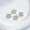 Serie de Accesorios para Uñas Transfronterizos Super Brillantes Huecos de Aleación Incrustados con Diamantes Colgantes de Estrella Rhinestones para Uñas DIY Artículo Caliente Transfronterizo