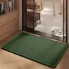 Alfombra de Piso para Baño Tejida de Lino Entrada del Lavabo Alfombra Absorbente de Agua Entrada del Inodoro Alfombra Antideslizante Suministro Directo del Fabricante