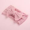 El Mejor Sombrero para Niños de Europa y América, Diadema Ancha Nudada para Bebé, Diadema de Jacquard de Nylon con Lazo para Niña, 33 Colores