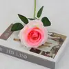 Rosas Artificiales de Terciopelo para Decoraciones de Boda, Flores Falsas, Rosas Búlgaras Transfronterizas, Flores Artificiales para el Día de San Valentín al por Mayor