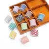 Cuerda de Algodón Bicolor de 1.5 mm Cuerda para Tejer Hecha a Mano DIY para Atar Zongzi, Cuerda Colorida para Envolver Zongzi para el Festival del Bote del Dragón, 12 Colores