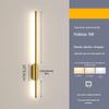 Lâmpada de parede simples moderna da rede celebridade minimalista listrada para quarto, cabeceira, parede de fundo com grade para sala de estar, lâmpada de teto para escada