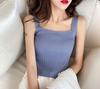 Camisola de Punto de Talla Grande para Celebridades de Internet al por Mayor Ropa de Verano para Mujer Prenda Base Interior Top Bonito para Cubrir el Vientre de Moda