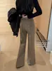 Jeans Acampanados para Mujer Su Xinlan/YOUMO Diseño Retro Americano Otoño Z6199-1 (con cinturón)