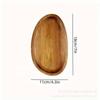 Bandeja de madera de acacia japonesa, plato rectangular para cena, plato de frutas, plato para refrigerios, plato ovalado para pan, plato para taza de té, fabricantes