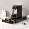 Caja organizadora de cajón para cápsulas de café Nespresso Fengyue, base metálica para cafetera, estante de almacenamiento, estante de almacenamiento de cápsulas
