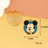 Accesorios de Dibujos Animados Periféricos Mickey Minnie para Manualidades Pato Donald Llavero de Aleación con Goteo de Aceite Decoraciones para Bolsos Colgantes