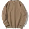 2025 Nueva Moda Otoño e Invierno para Hombre de Comercio Exterior Sudadera Bloque de Color Sudadera de Cuello Redondo de Color Sólido para Hombre Europea y Americana Venta Caliente Transfronteriza