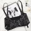 Estilo europeo y americano chica sexy cintura elástica sello de cintura falda decorativa elástica para mujer cinturón ancho para exterior cintura