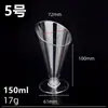 Vaso Desechable de Onza con Pie Alto Plástico Copa para Fiesta de Cóctel Copa de Champaña de Pie de Un Solo Uso Copa para Licor de Pie Alto Copa de Vino