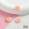 Colección de Flores Parche Pegamento Crema Materiales DIY Hechos a Mano Zuecos Funda para Teléfono Móvil Pasador Joyería Resina Accesorios Pequeños