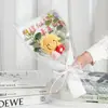 De un solo golpe para ganar el examen de ingreso a la preparatoria ramo inspirador flor de lana tejida a mano girasol regalo de graduación regalo creativo
