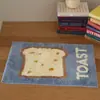 Alfombrillas de Alfombra con Borlas Lindas Transfronterizas, Alfombrillas Refrescantes para Cama de Dormitorio de Comercio Exterior, Alfombrillas de Felpa Antideslizantes Absorbentes para Baño