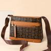 Bolso Cruzado Nuevo de Comercio Exterior para Mujer, Versátil Otoño/Invierno 2026 Coreano de Gran Capacidad Estampado para Monedas y Teléfono para Mujer