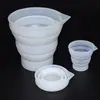 Herramienta DIY contenedor taza medidora vela yeso epoxi taza mezcladora conveniente silicona plegable Taza molde venta caliente transfronteriza