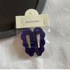 Paquete de 2 Pasadores de Pelo Cuadros de Jugo Uva Sandía Lindos Pinzas Cosméticas Pasador Sin Costuras Accesorios para el Cabello Pinza de Brillo para Flequillo