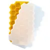 Molde de Cubitos de Hielo de Silicona para Uso Doméstico, Molde de Hielo de 37 Cavidades, Charola de Cubitos de Hielo de Silicona, Molde de Cubitos de Hielo de Panal