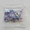 1 Gramo de Piezas Coloridas de Concha Dorada con Forma de Estrella Flor de Ciruelo Mixtas Materiales DIY para Manicura Joyería, Ropa y Accesorios