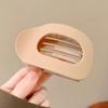 Pinza para el Cabello Curva Antidolor de Cabeza, Pinza de Pico de Pato para Toda la Parte Trasera de la Cabeza, Pinza para el Cabello para Mujeres 2025 Nuevo Pinza para el Cabello Semi-Recogido