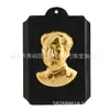 Collar Colgante de Jade Incrustado en Oro del Presidente Mao Jade Moyu de Hotan Incrustado en Oro Compañía de Seguros Regalo Conmemorativo de Viaje