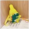 Bolso de pecho con diseño de dinosaurio para niños, estilo coreano, pequeño y moderno, mochila de viaje para exteriores, 2022