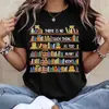 Camiseta de Cita de Lectura Camiseta con Patrón de Flor y Libro Hombres Mujeres Moda Divertida Camiseta Casual de Calle