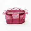 Bolsa de Cosméticos de Malla Satchel Más Popular de Amazon, Bolsa de Cosméticos Satchel Transparente para Viaje, Bolsa de Aseo de Malla