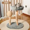 Protetor de sofá anti-arranhão de gato em madeira maciça, arranhador de gato, estrutura de escalada vertical para gatos em sisal, ninho de gato, atacado personalizado
