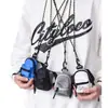 Mini Bolsa Transversal Mini Porta-Moedas Bolsa de Chave Compacta Marca Criativa Tendência Personalizada Zíper YKK Bolsa para Fones de Ouvido