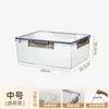 Caixa para Conservar Alimentos Frescos, Caixa de Armazenamento para Geladeira de Grau Alimentício, Caixa Transparente Selada Especial de Grande Capacidade, Caixa para Armazenamento de Frutas à Prova de Umidade Congelada