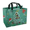 Bolsa de Natal Não Tecida Spot 2025 Personalizada Laminada Grande Sacola de Compras Sacola de Embalagem Sacola de Presente Atacado