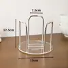 Em Estoque Suporte de Exibição Acrílico Transparente Novo Tipo Suporte de Tigela Drenante Prateleira de Armazenamento de Cozinha Prateleira de Armazenamento Multifuncional para Uso Doméstico