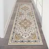 Alfombra Larga de Rayas Bohemio Más Vendida de Temu Transfronteriza para Pasillos del Hogar, Alfombra Resistente a Manchas y de Fácil Cuidado, Alfombrilla Resistente a Manchas para Mesita de Noche