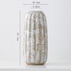 Jarrón Grande de Cerámica Estilo Retro Wabi-Sabi de Shumen Lujo Accesible Adornos Decorativos de Gama Alta Flores Hidropónicas Arreglos Florales para Sala de Estar
