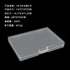 Caja de Empaque Transparente de PP con Tapa abatible para Almacenamiento de Joyería, Caja Cuadrada de Plástico Transparente de PP de Alta Gama al por Mayor