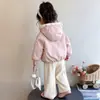Chaqueta de Algodón Doble Cara de Invierno para Niñas 2026 Nueva Elegante Versátil Ropa de Algodón con Felpa para Niños Abrigo de Algodón para Niña Moderno