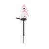 Luzes de Atmosfera Festiva, Boneco de Neve em Forma de Arroz para Gramado Externo, Jardim, Pátio, Luzes Decorativas de Solo, Luzes Solares movidas a Energia Solar