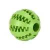 Pelota de juguete masticable para perros, pelota de goma dispensadora de premios para limpieza de dientes, pelota elástica masticable para mascotas, artículos para mascotas disponibles en varios colores
