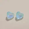 Novo Fundo Pontudo Coração de Pêssego Cristal Vidro Diamante Mocha Joias para Nail Art DIY Cor Macaron Decorações de Unha Usáveis