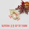 Ferragens de Bagagem de Alta Qualidade Metal Liga de Zinco Fivela de Argola D Estilo Vintage Fivela de Ajuste para Cinto de Casaco Trench Coat Fivela de Cinto Atacado