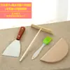 Ferramentas para crepe rastelo de bambu empurrador de chapa libélula de bambu para crepe raspador de crepe pincel de frutas para crepe espalhar ovo panqueca