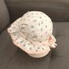 Gorro de Algodón Puro para Bebé Recién Nacida, Estilo Delgado de Verano, Parasol, Transpirable, Gorro de Princesa para Bebé, 0 a 6 Meses, Lindo Sombrero de Pescador de Ala Ancha