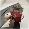 Bolso Retro de Gama Alta de Nicho para Mujer Nuevo 2025 Simple de Moda Bolso Kelly Estilo Coreano Bolso Bandolera Cruzado