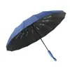 Paraguas plegable totalmente automático con un tacto de alta gama, adecuado tanto para uso soleado como lluvioso, sombrilla con revestimiento negro para protección UV