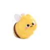 Dibujo Amarillo Abejita Linda Figura DIY Pasador Bolsa Ciega Decoración Accesorios Escritorio Coche Resina Adorno