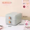 Caixa de Armazenamento de Mesa Estudante Pequeno Rack de Armazenamento Gaveta Simples para Crianças Artigos Diversos Acessórios de Cabelo Papelaria Porta-Canetas de Mesa Armário